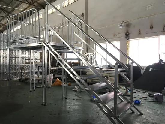 4 фута * 4 фута алюминиевая портативная мобильная уличная концертная легкая сцена для шоу на мероприятиях, быстрая установка, установка готовой сцены, подъемник