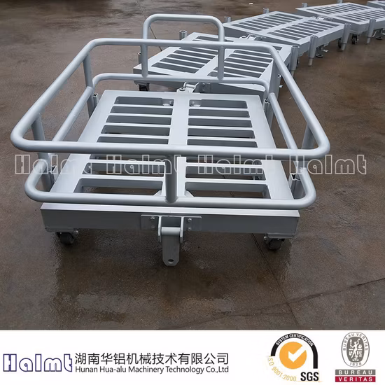 Промышленные алюминиевые поддоны для холодильного хранения.