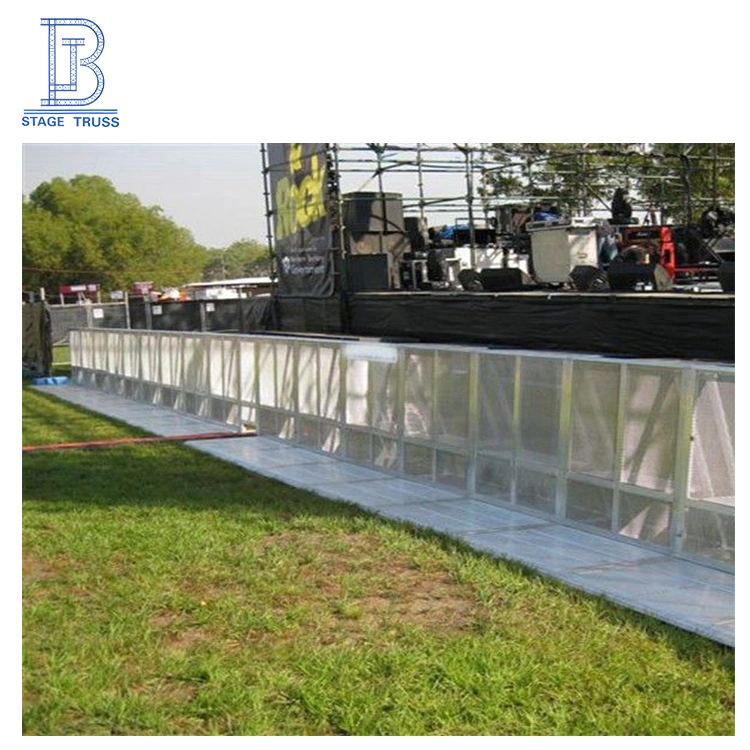 Crowd Barriers Aluminum Crowd Control Mojo Concrete Stage Concert Barrier