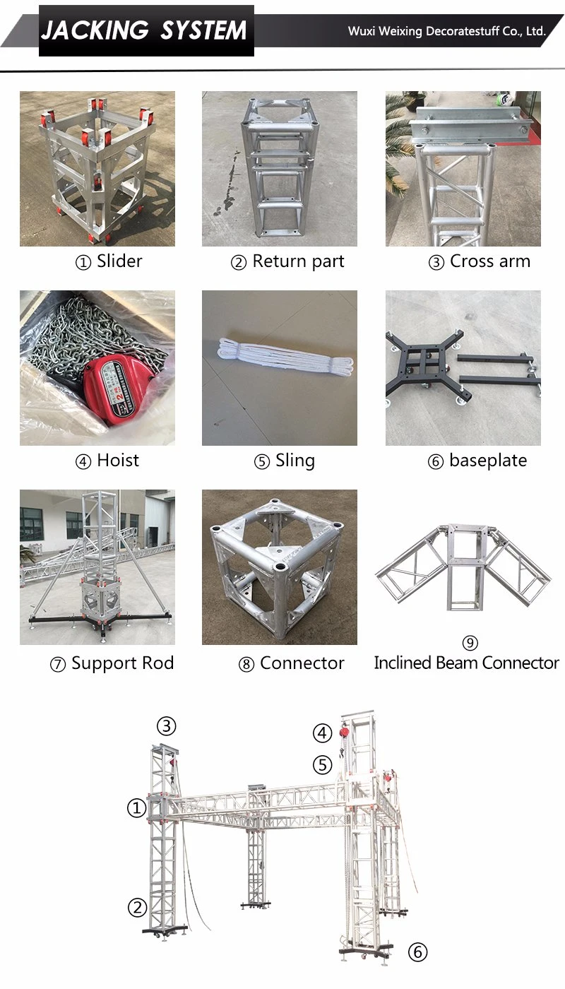 33ftx20FT Professional Factory Portable Truss Aluminium Light Truss Screw Event Lighting Truss