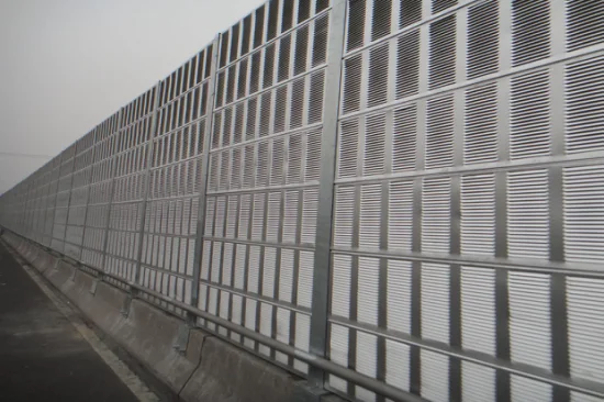 Высококачественный звукоизоляционный забор, шумозащитные барьеры для шоссе, алюминиевый забор, шумозащитный барьер